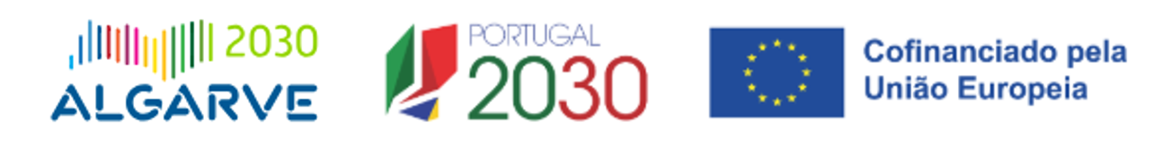 Logotipos Algarve 2030; Portugal 2030; União Europeia