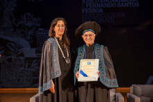 Reitora e José D'Encarnação